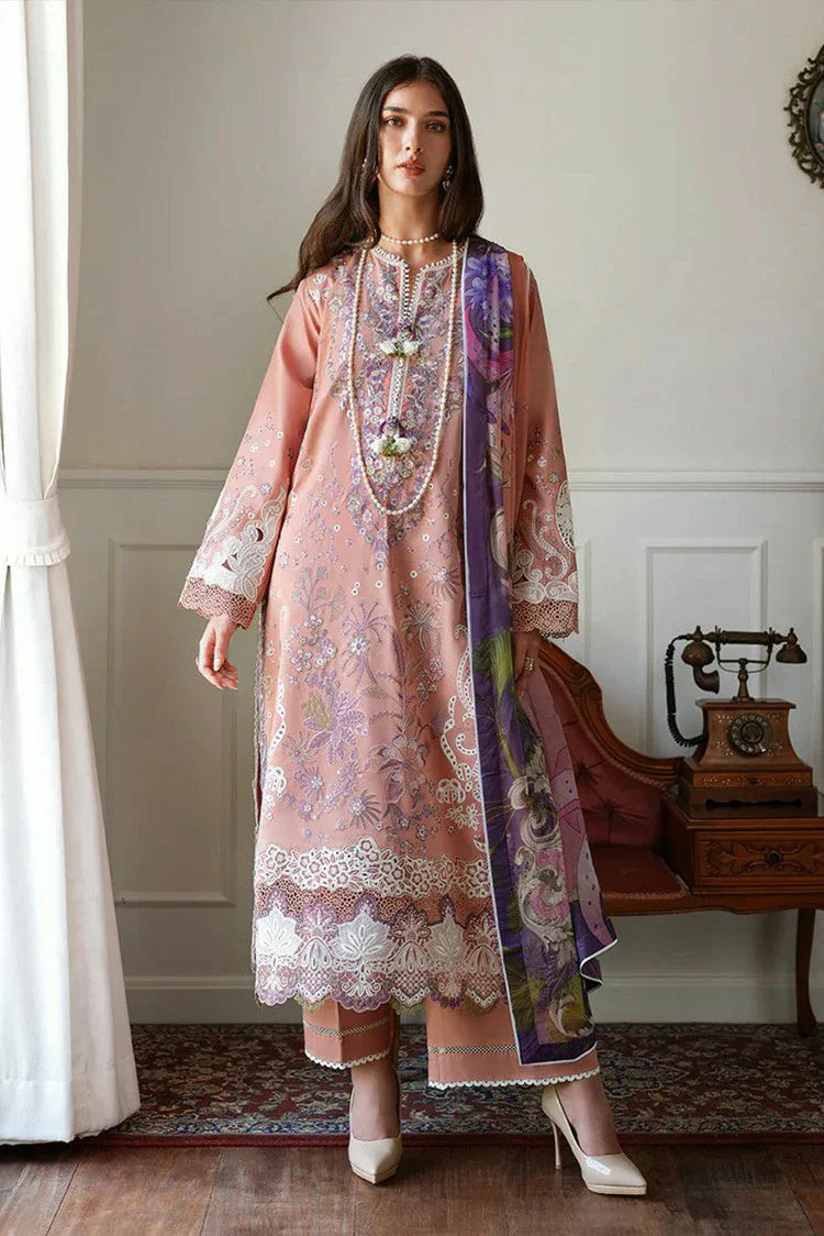 Mushq - A Moi Held by Love Luxury Lawn - 16U-Daisy Chain - Unstitched
