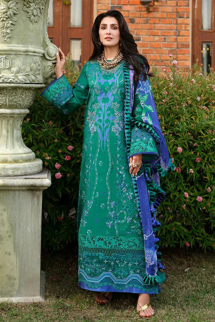 Mushq - A Moi Held by Love Luxury Lawn - 04U-Blooming Romance - Unstitched