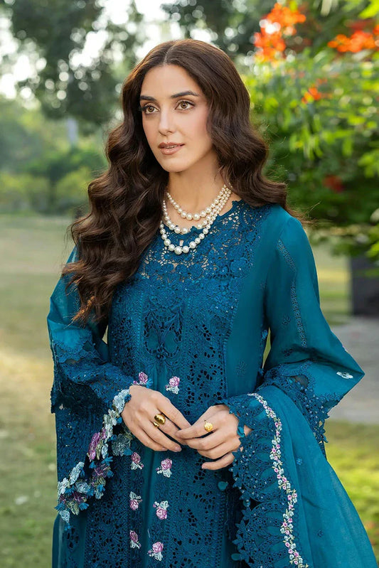 Elaf - Luxury Lawn - ELY-06 SAPPHIRE - Unstitched