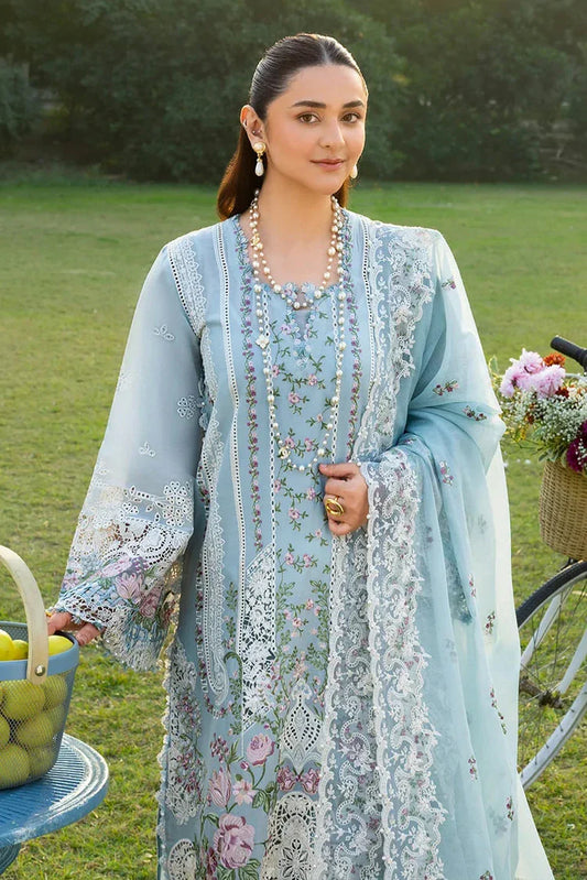 Elaf - Luxury Lawn - ELY-07 MORNIG DRIZZLE - Unstitched