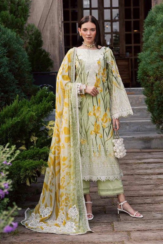 Nureh - Gardenia Embroidered and Printed Lawn Collection Vol 1 - NSG-212 - Unstitched