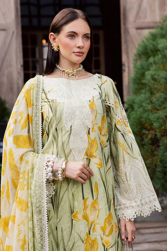 Nureh - Gardenia Embroidered and Printed Lawn Collection Vol 1 - NSG-212 - Unstitched