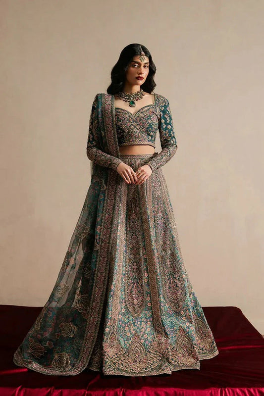 Ayzel - Qurbat Silk Festive Collection - Tassavur-1153 - Unstitched