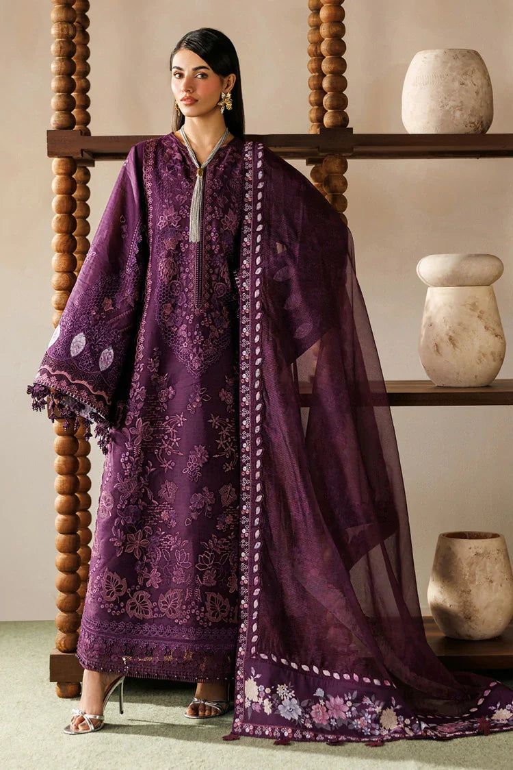 Baroque - Embroidered Lawn Eid Collection - EL26-D02 - Unstitched