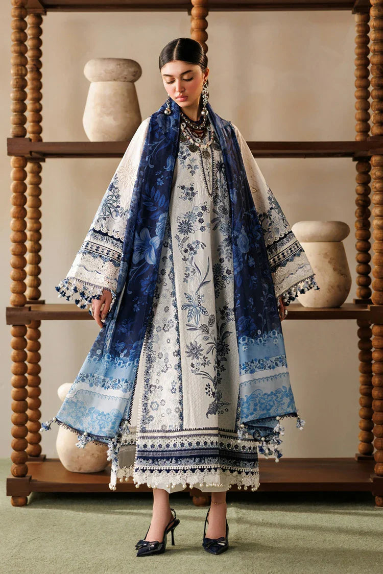 Baroque - Embroidered Lawn Eid Collection - EL26-D06 - Unstitched