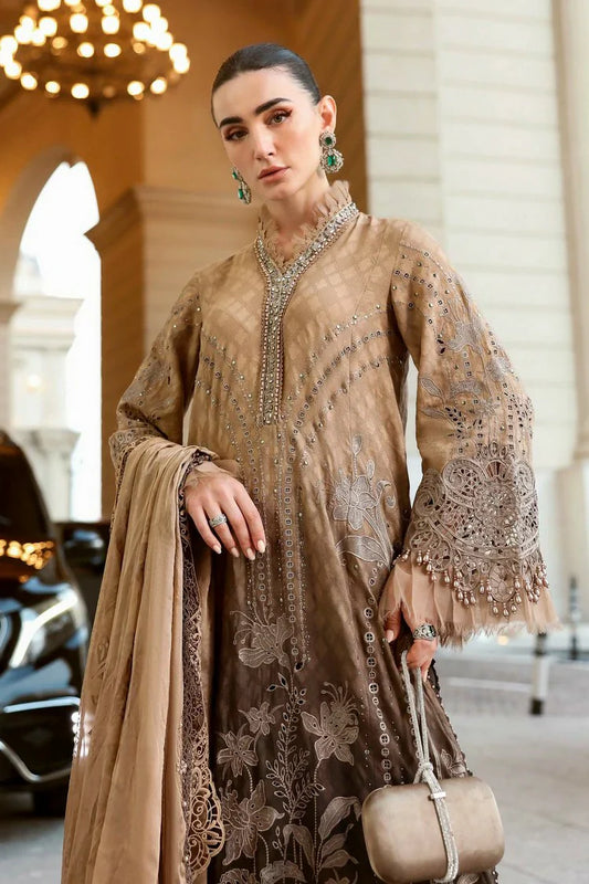 Maria B - Timeless Elegance Luxury Lawn - Design-1A - Unstitched