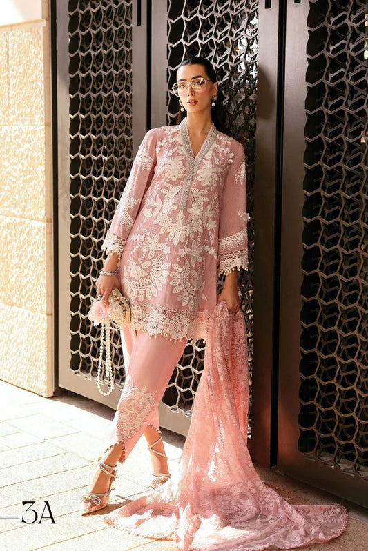 Maria B - Timeless Elegance Luxury Lawn - Design-3A - Unstitched