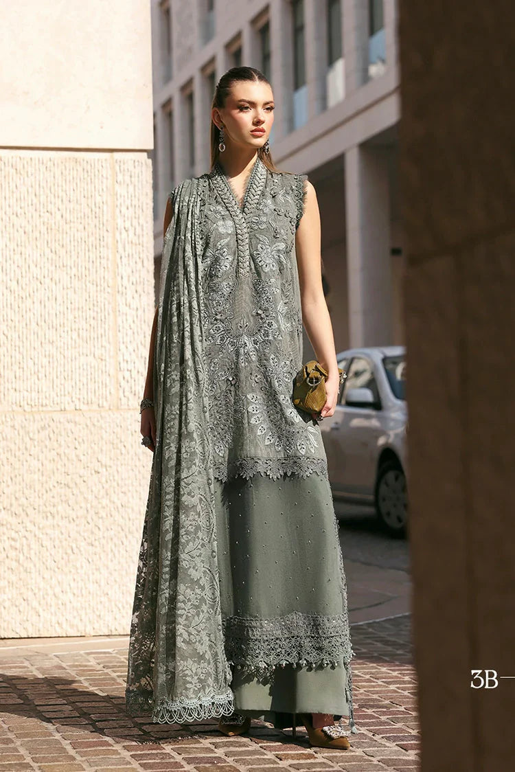 Maria B - Timeless Elegance Luxury Lawn - Design-3B - Unstitched
