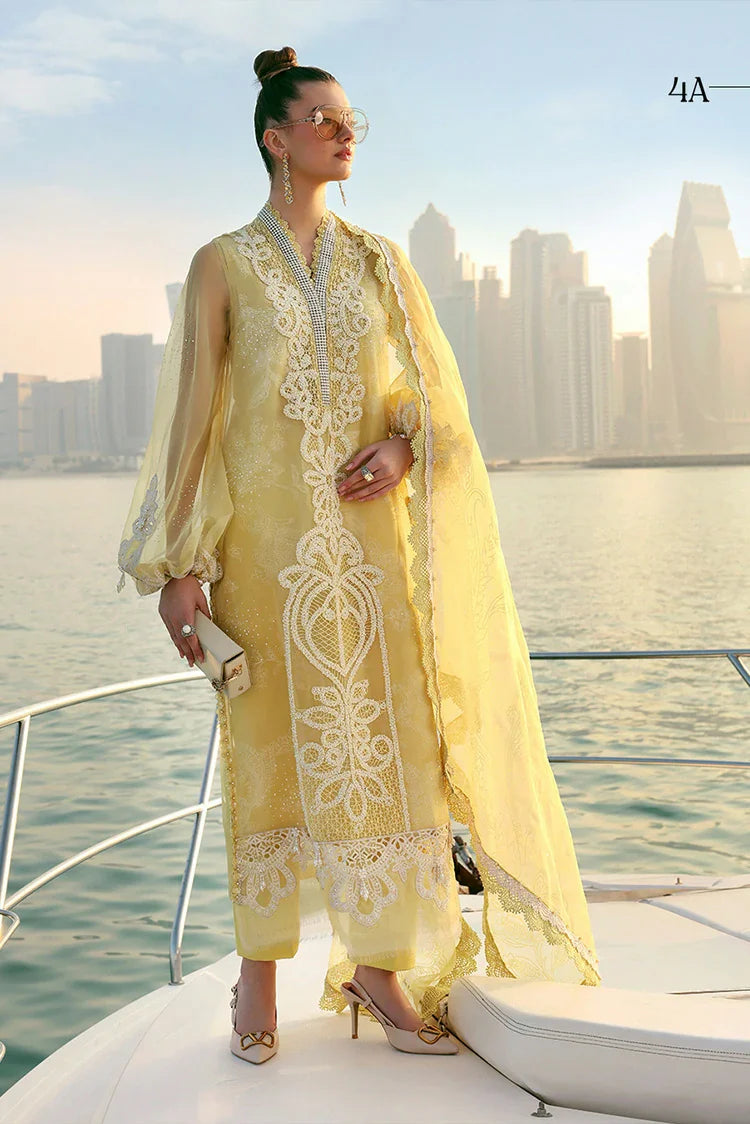 Maria B - Timeless Elegance Luxury Lawn - Design-4A - Unstitched