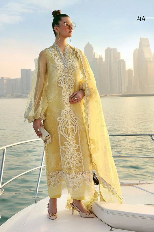 Maria B - Timeless Elegance Luxury Lawn - Design-4A - Unstitched