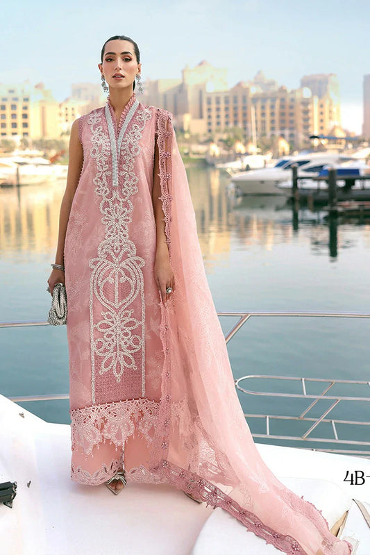 Maria B - Timeless Elegance Luxury Lawn - Design-4B - Unstitched