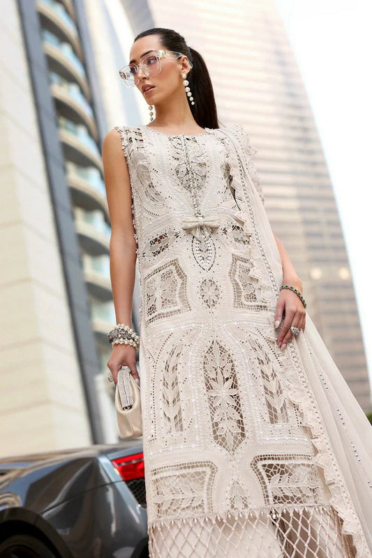 Maria B - Timeless Elegance Luxury Lawn - Design-8A - Unstitched