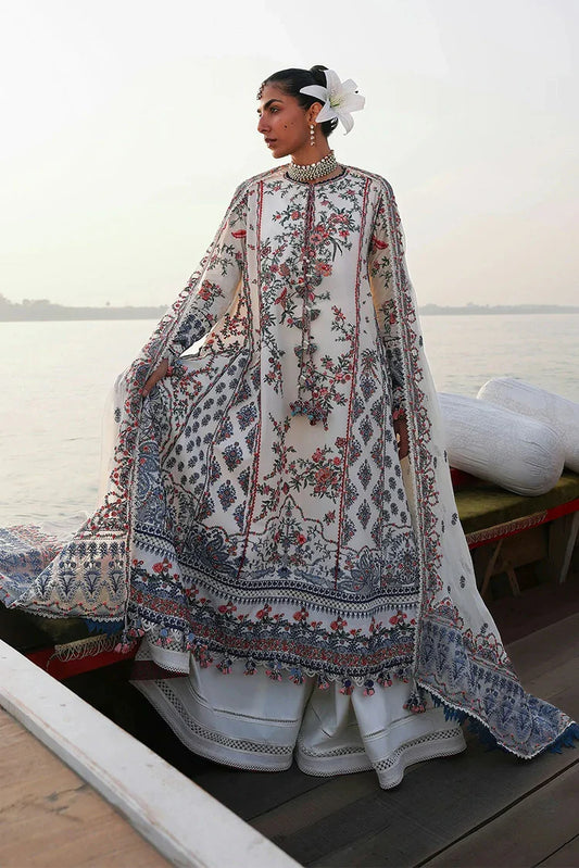 Hussain Rehar - Kala Bagh Luxury Lawn Eid Edit - D-17-Yuki - Unstitched