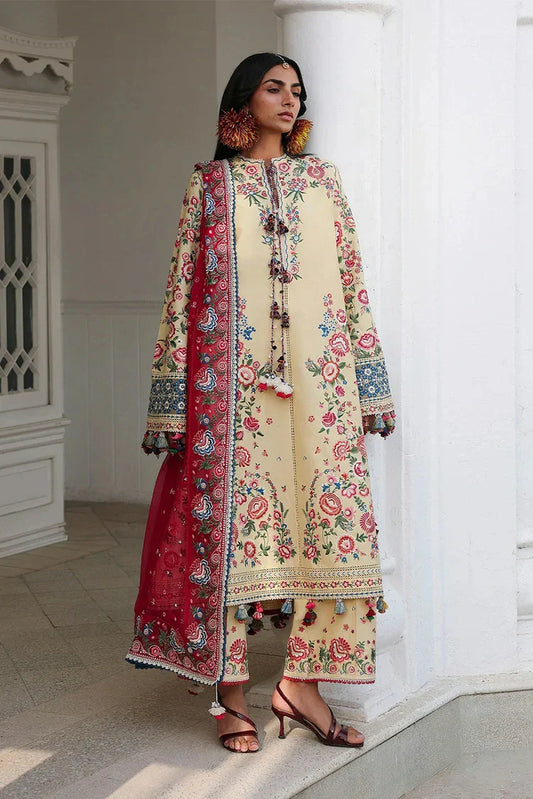 Hussain Rehar - Kala Bagh Luxury Lawn Eid Edit - D-1242-Zubdah - Unstitched
