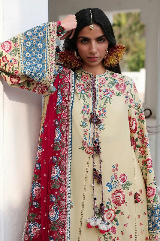 Hussain Rehar - Kala Bagh Luxury Lawn Eid Edit - D-1242-Zubdah - Unstitched