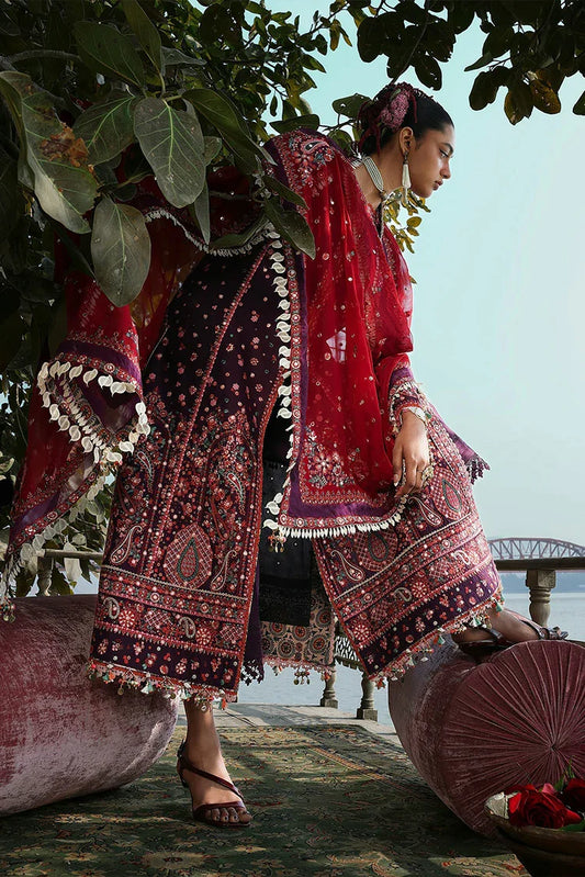 Hussain Rehar - Kala Bagh Luxury Lawn Eid Edit - D-90-Nihdi - Unstitched
