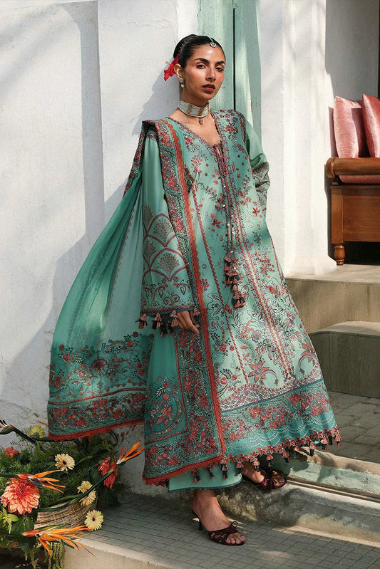 Hussain Rehar - Kala Bagh Luxury Lawn Eid Edit - D-91-Verdant - Unstitched