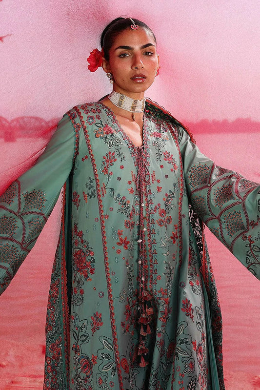 Hussain Rehar - Kala Bagh Luxury Lawn Eid Edit - D-91-Verdant - Unstitched
