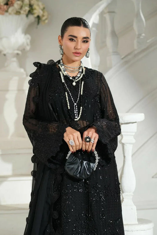 Maryam Hussain - Meer Embroidered Chiffon - 01-Andaz - Unstitched