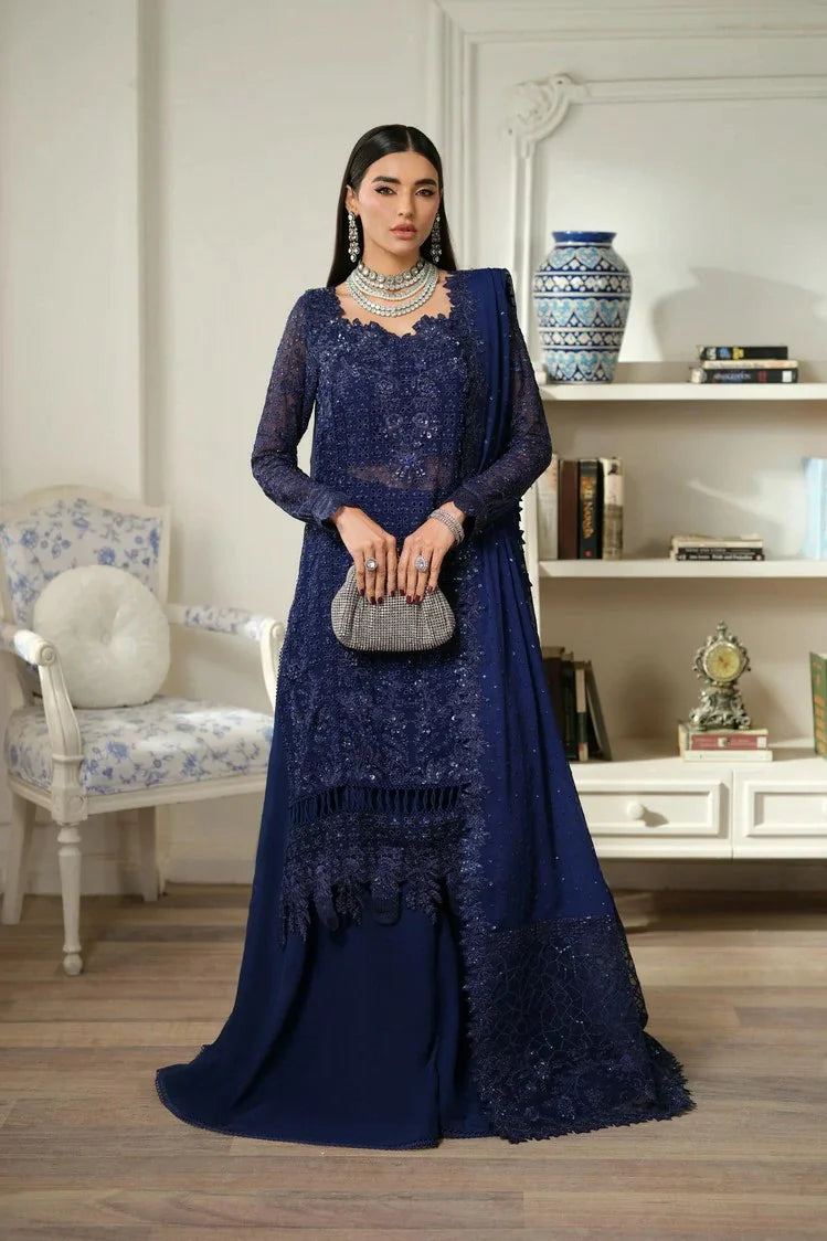 Maryam Hussain - Meer Embroidered Chiffon - 04-Vasal - Unstitched