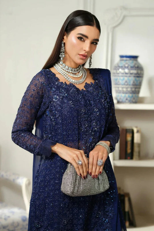 Maryam Hussain - Meer Embroidered Chiffon - 04-Vasal - Unstitched