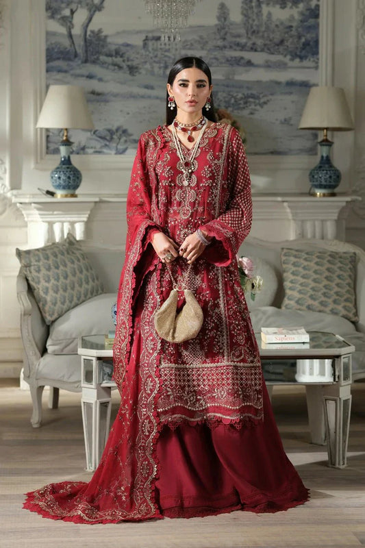 Maryam Hussain - Meer Embroidered Chiffon - 05-Sahil - Unstitched