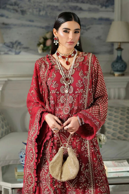 Maryam Hussain - Meer Embroidered Chiffon - 05-Sahil - Unstitched