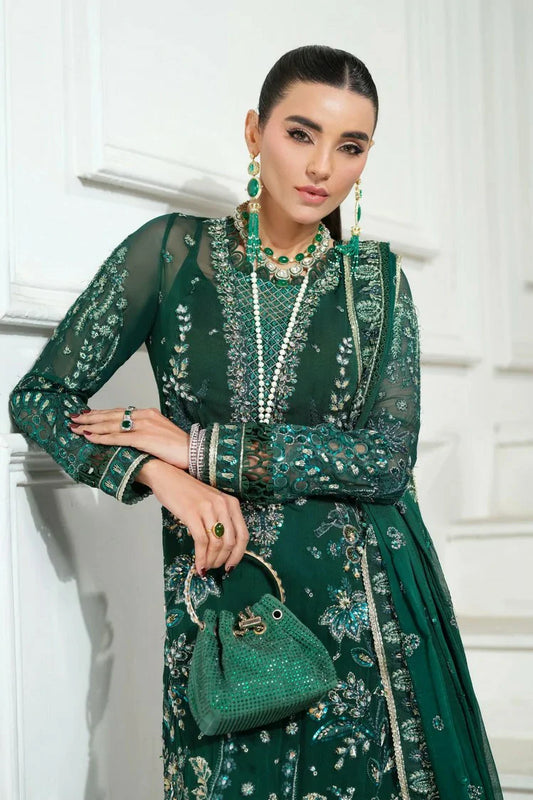 Maryam Hussain - Meer Embroidered Chiffon - 06-Juhi - Unstitched