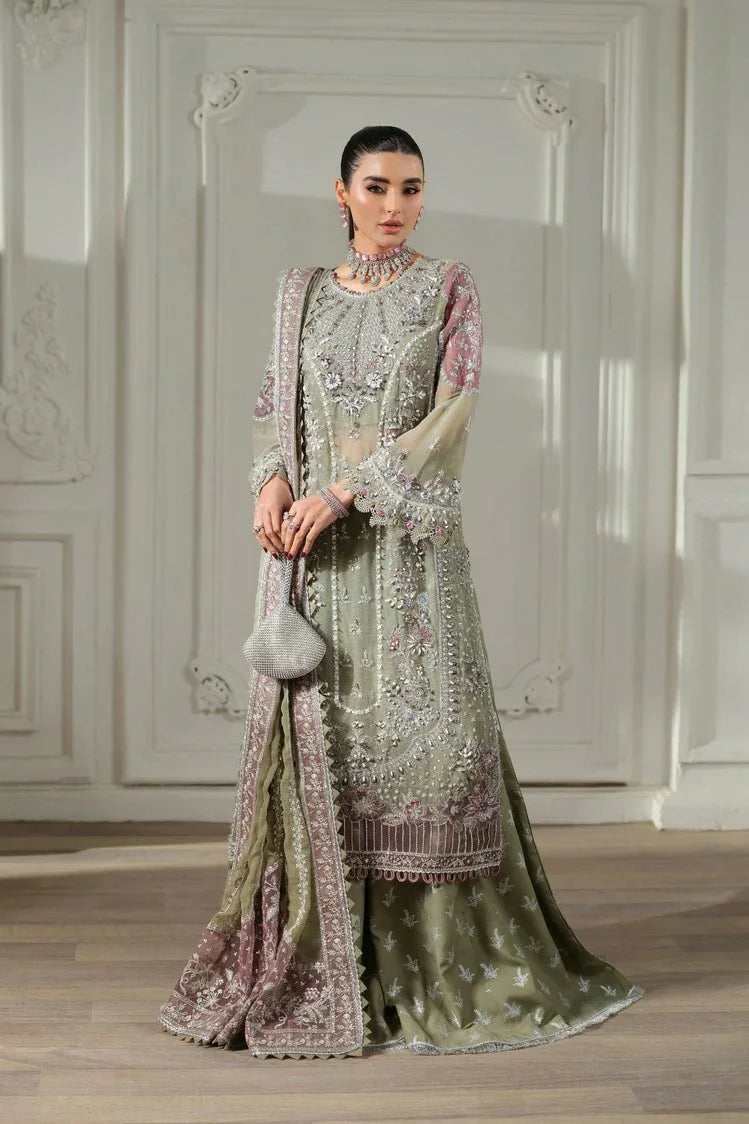Maryam Hussain - Meer Embroidered Chiffon - 07-Jhoomro - Unstitched