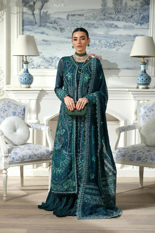 Maryam Hussain - Meer Embroidered Chiffon - 08-Momal - Unstitched