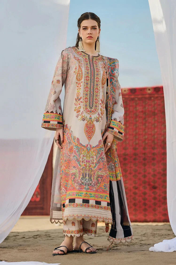 Charizma - Swissmiss Embroidered Swiss Voil Collection Vol 1 - CSM6-02 - Unstitched