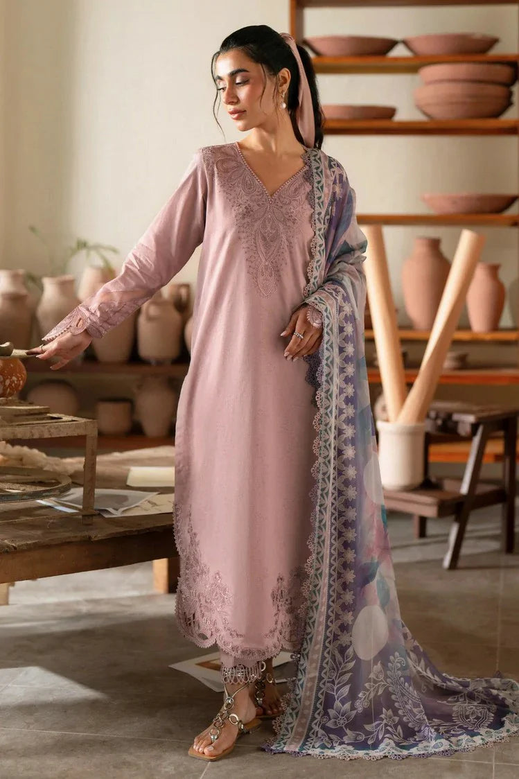 Nureh - Raha Embroidered Jacquard Lawn Collection Vol 1 - NE-238 - Unstitched