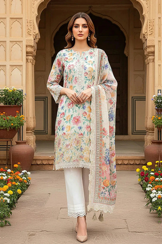 Lakhany - Chikankari Festive Collection - LG-SG-0049 - Unstitched
