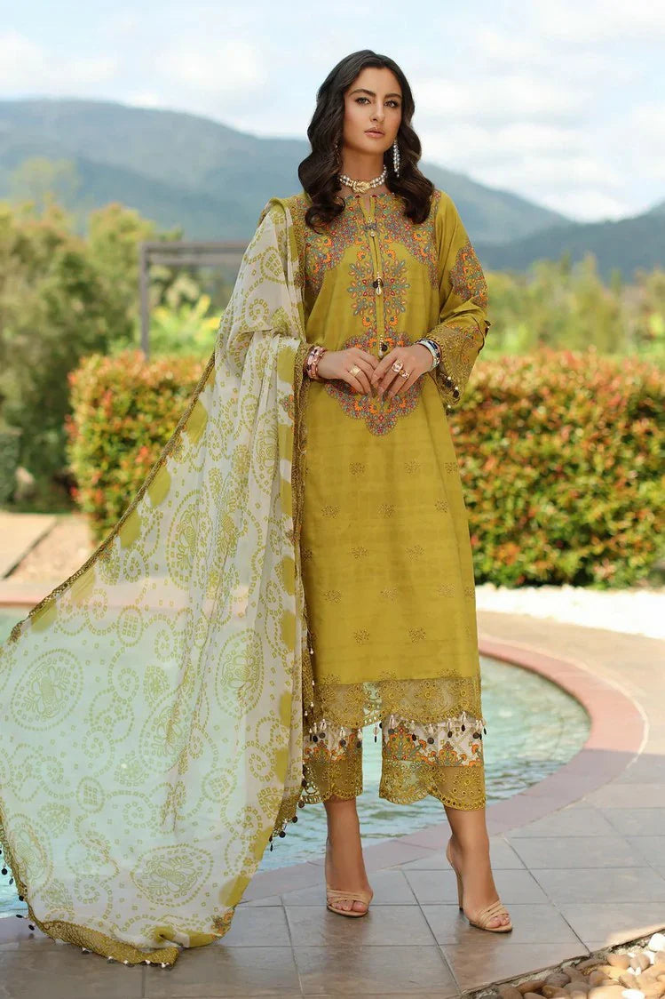 Charizma - Aniiq Embroidered Printed Lawn Collection Vol 1 - AN6-01 - Unstitched