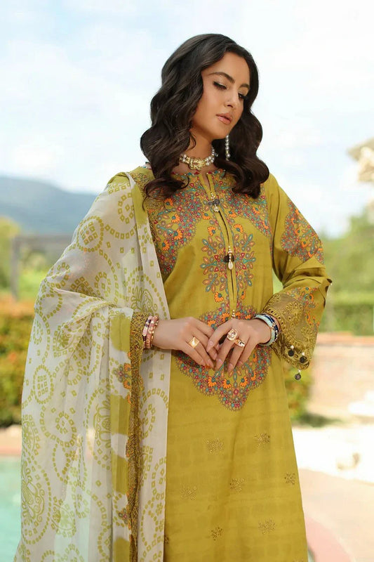 Charizma - Aniiq Embroidered Printed Lawn Collection Vol 1 - AN6-01 - Unstitched