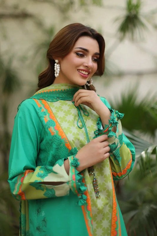 Charizma - Aniiq Embroidered Printed Lawn Collection Vol 1 - AN6-05 - Unstitched