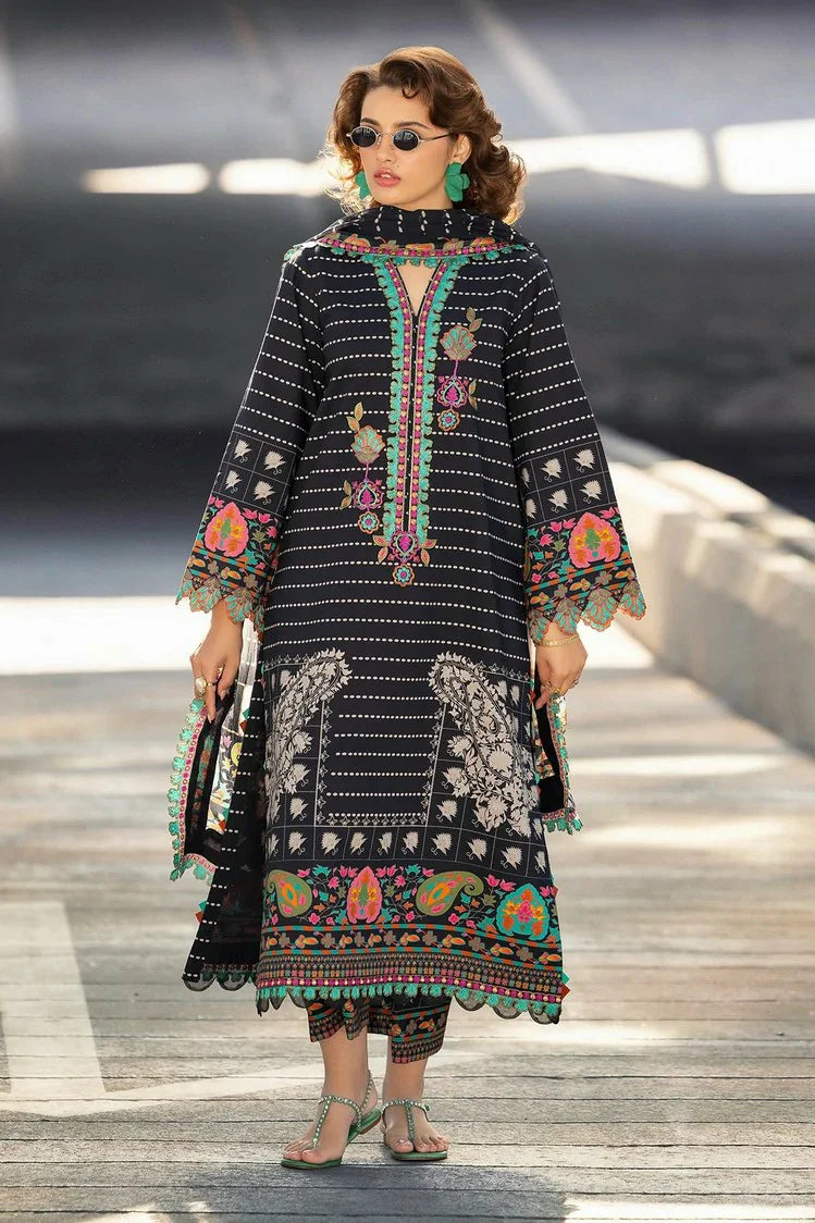 Charizma - Aniiq Embroidered Printed Lawn Collection Vol 1 - AN6-09 - Unstitched