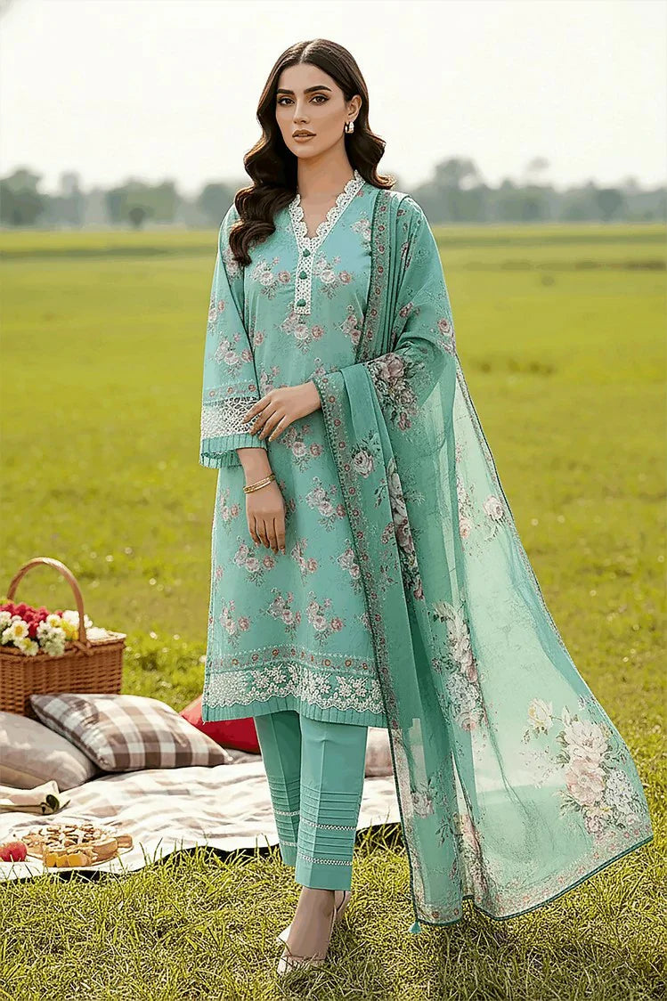 Lakhany - Komal Embroidered Printed Lawn Collection - LG-MM-0937 - Unstitched