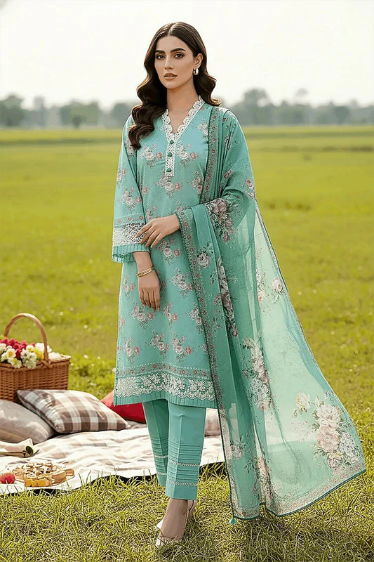 Lakhany - Komal Embroidered Printed Lawn Collection - LG-MM-0937 - Unstitched