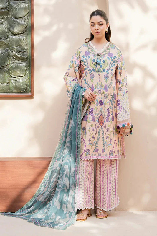 Roheenaz - Summer in Bloom Printed Vol 3 - 1A-Rosewood Bloom - Unstitched