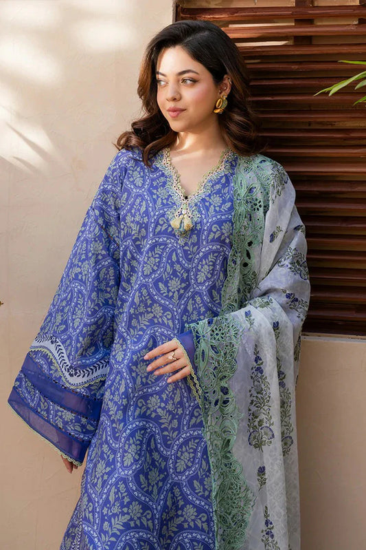Roheenaz - Summer in Bloom Printed Vol 3 - 2A-Botanica - Unstitched