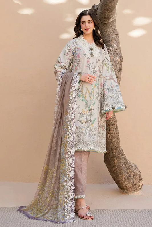 Roheenaz - Summer in Bloom Printed Vol 3 - 4B-Flora Grace - Unstitched