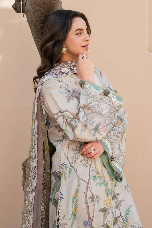 Roheenaz - Summer in Bloom Printed Vol 3 - 4B-Flora Grace - Unstitched