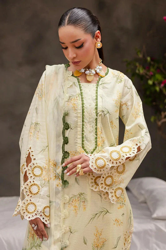 Nureh - Bloom Embroidered and Printed Lawn Collection Vol 1 - BL-10 - Unstitched