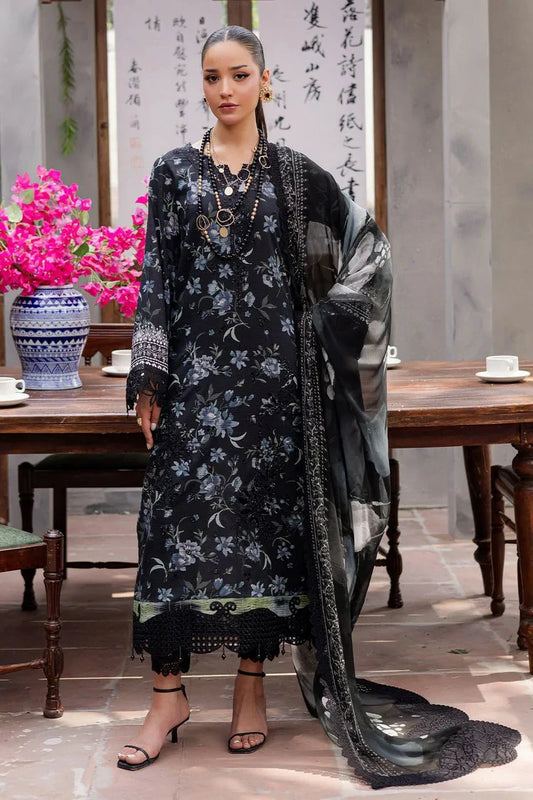 Nureh - Bloom Embroidered and Printed Lawn Collection Vol 1 - BL-11 - Unstitched