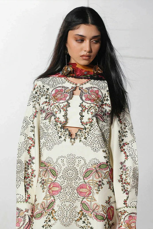 Hussain Rehar - Jugnu The Reserved View SS Edit I - D-1240-Rasti - Unstitched