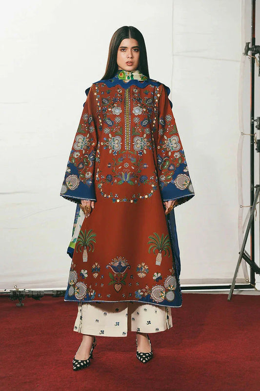 Hussain Rehar - Jugnu The Reserved View SS Edit I - D-1249-Tahmi - Unstitched