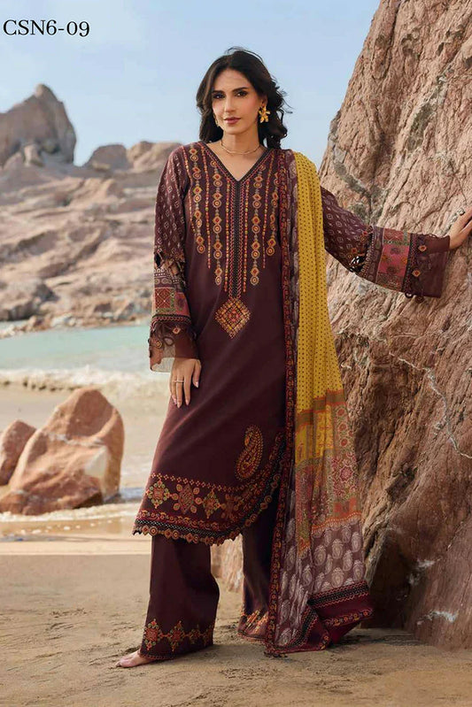 Charizma - Sunshine Embroidered Lawn Collection Vol 1 - CSN6-09 - Unstitched