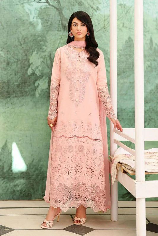 Roheenaz - Veil of Summer Luxury Lawn - 03 Azure Elan - Unstitched