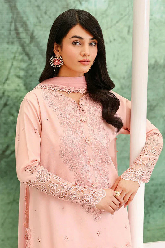 Roheenaz - Veil of Summer Luxury Lawn - 03 Azure Elan - Unstitched